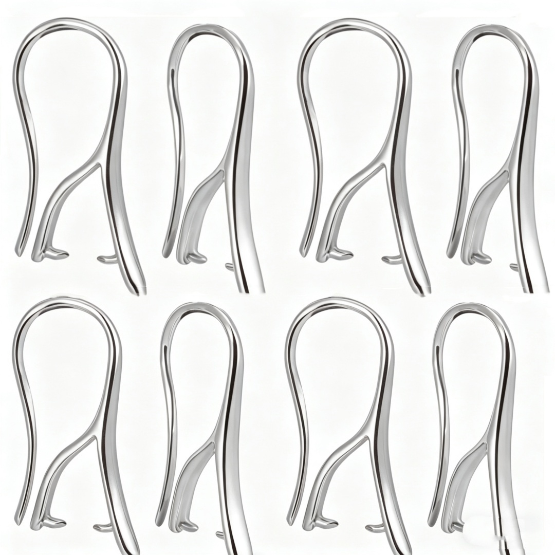 Jewelry Making Essentials - 10/30 Stück weiße französische Ohrhaken aus