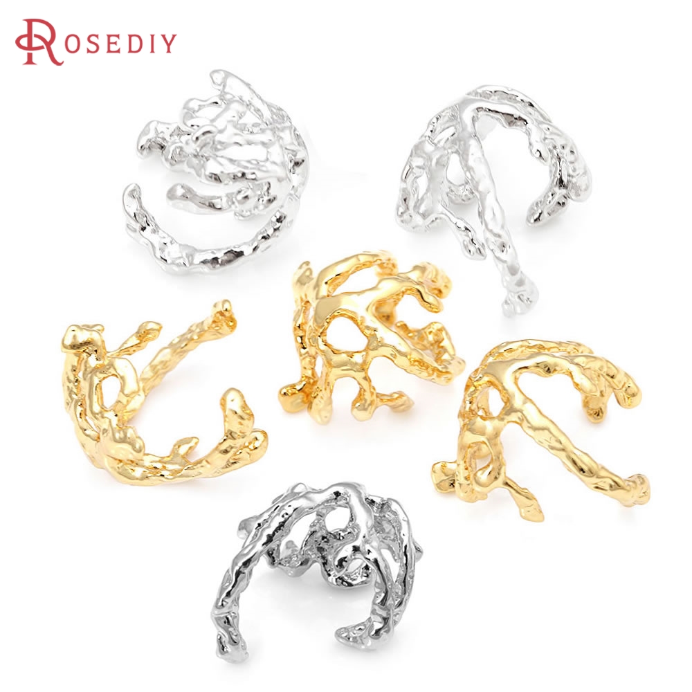 Bead Cap Flower - 10 Stück 18 Karat Gold Farbe