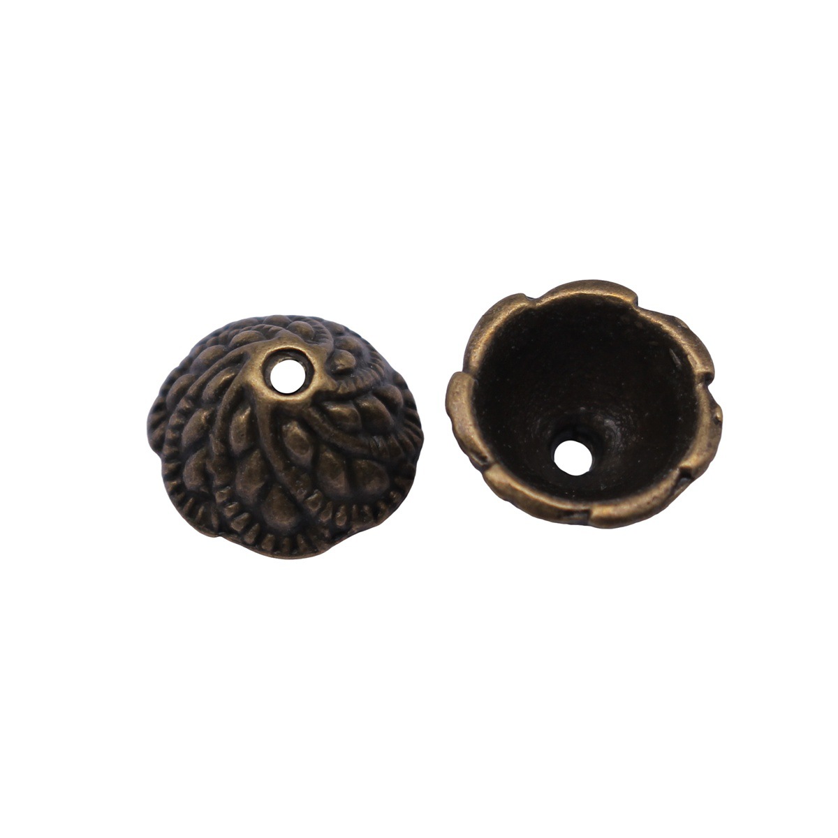 Bead Cap Flower - Klassische Standard-Blumen-Abstandshalterperlen, florale Kappenfassungen, DIY-Schmuckherstellungszubehör