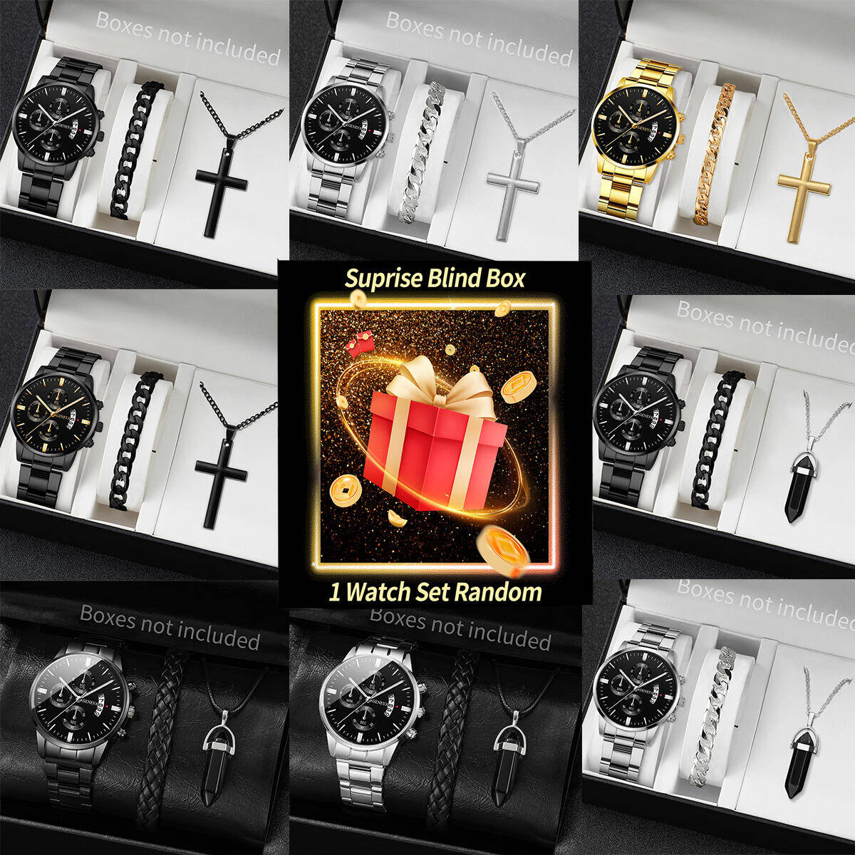 Jewelry Making Kit - Überraschung Mystery Uhr Blind Box-3 Teile/satz