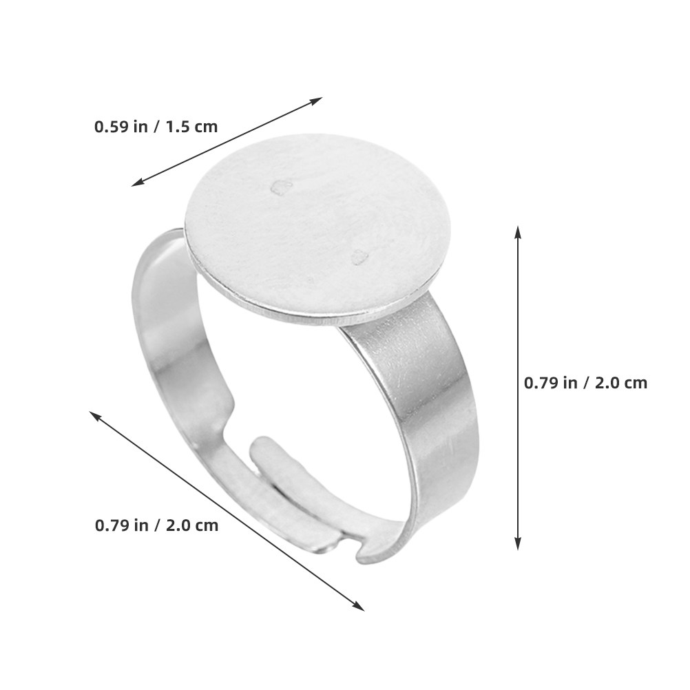 40 Stück Edelstahlringe, runde – Jewelry Making Ring Tool Bewertung und Preis