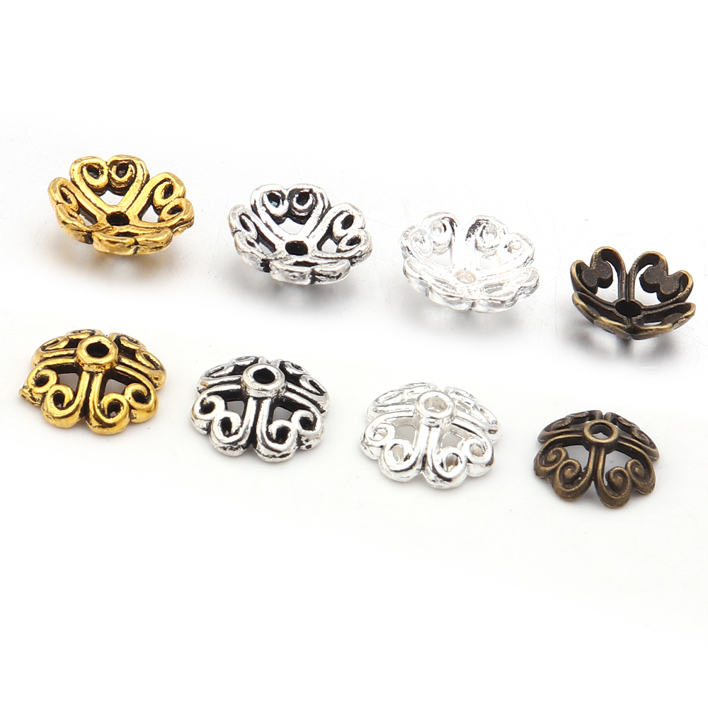 100 Stück 8mm Legierung Hohl-B – Bead Cap Flower Bewertung und Preis