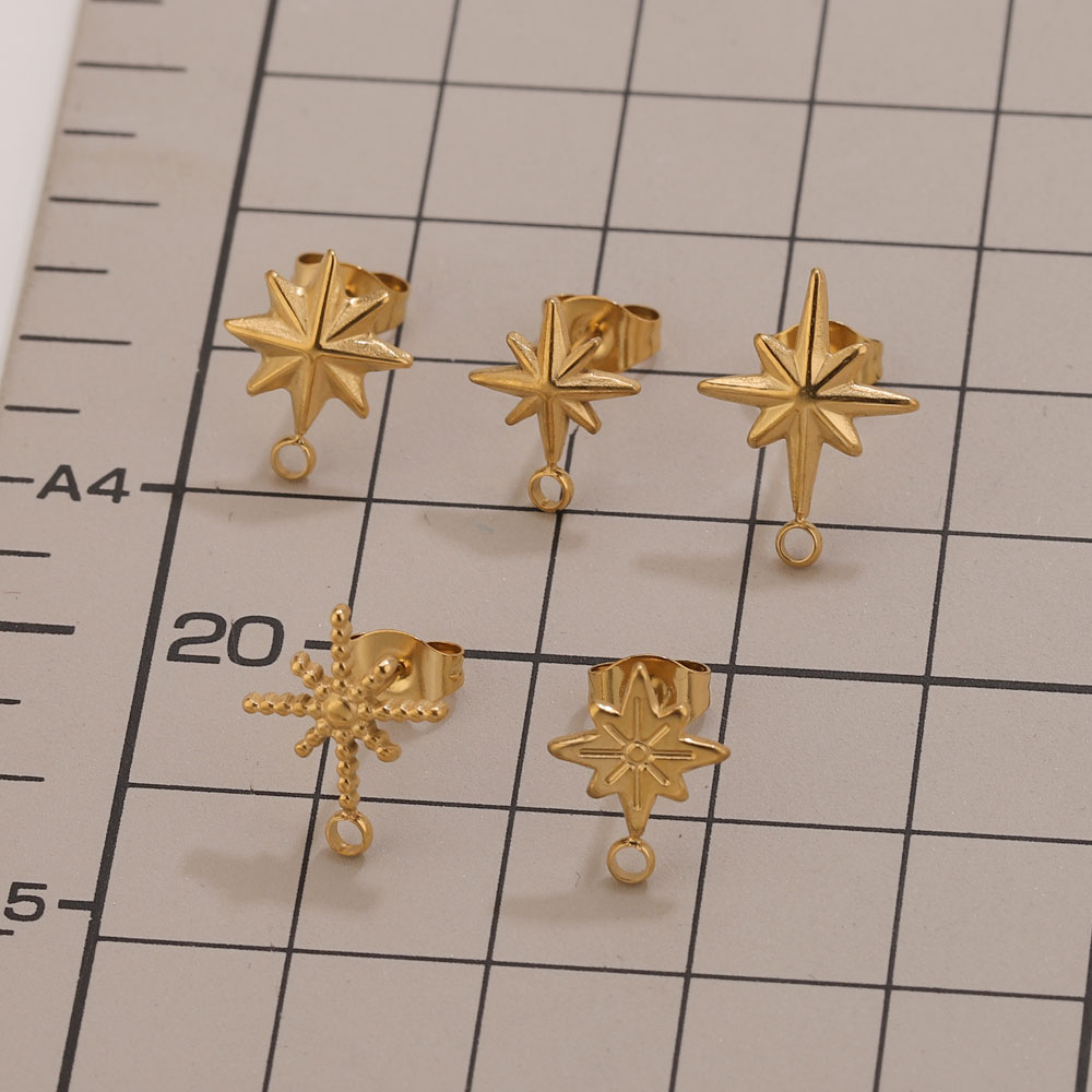6 Stück Edelstahl-Stern-Ohrste – Jewelry Making Tools List Bewertung und Preis