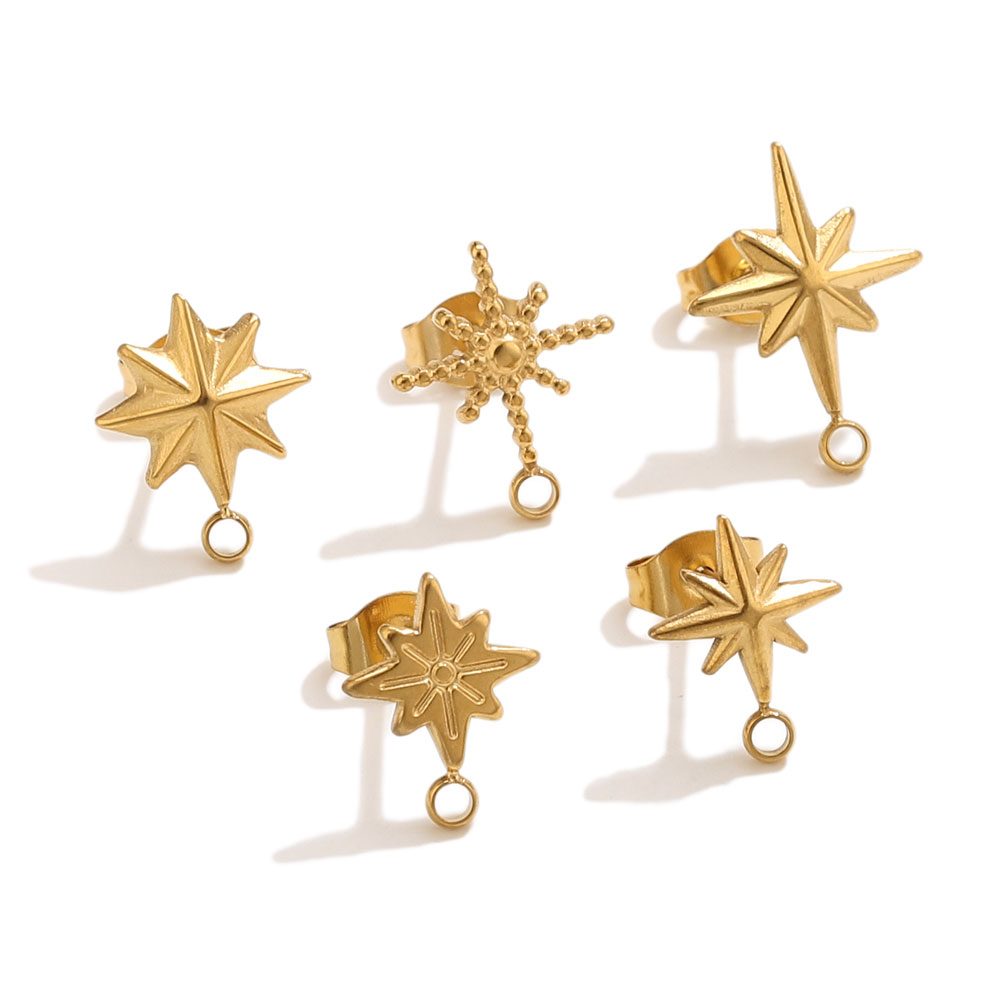 6 Stück Edelstahl-Stern-Ohrste – Jewelry Making Tools List Bewertung und Preis