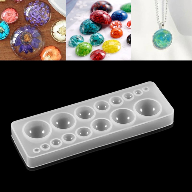 1 Stück Silikonform Halbkugel  – Jewelry Making Tools List Bewertung und Preis