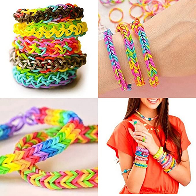 600-teiliges buntes Gummiband- – Jewelry Making Tools List Bewertung und Preis