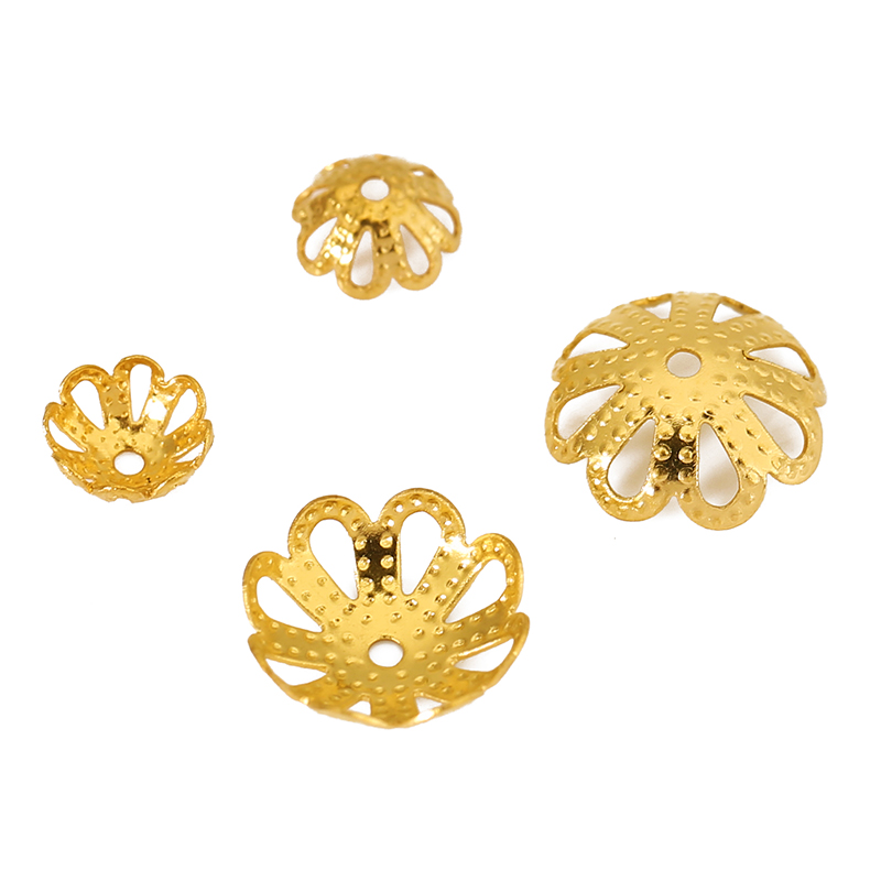 30 Stück Nie verblassende PVD- – Bead Cap Flower Bewertung und Preis