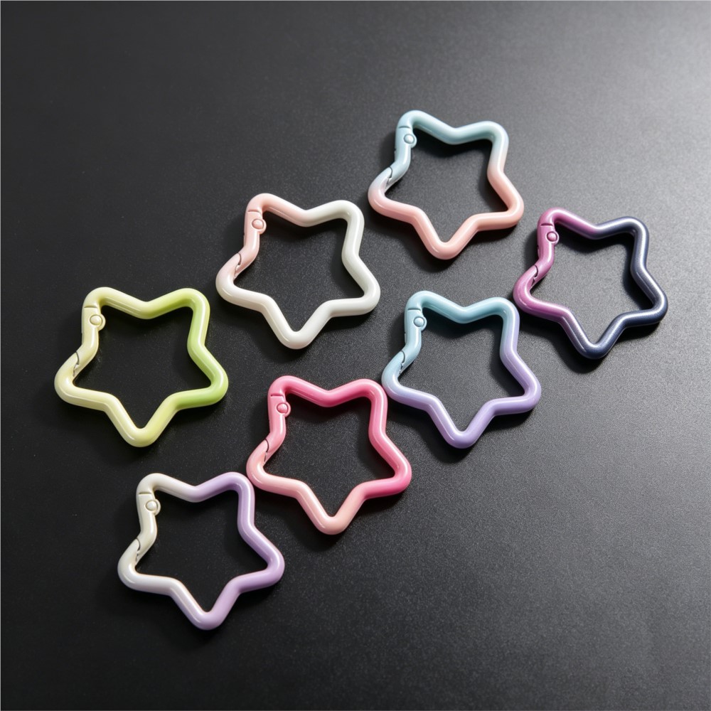 5 Stück Farbverlauf-Sternförmi – Jewelry Making Ring Tool Bewertung und Preis